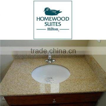 Granite Golden Yellow Bathroom Vanity Top