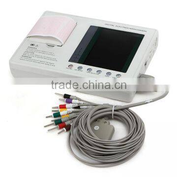China Supplier of Portable Electric Three/six/twelve Channels Ecg Machine Electrocardiograph 3 Channels photo-4