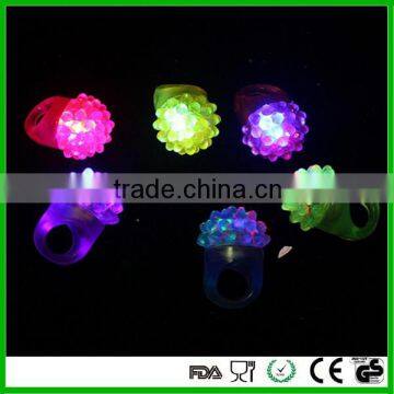 Colour Changing Party Flashing Light Rings Led Jelly Finger Ring photo-4