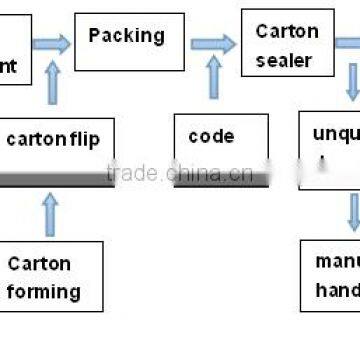 Toothpaste capsule packing line