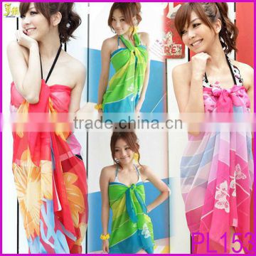 Wholesale Cheap Sexy Beach Wear Fashion Women's Sarong Dress Summer Bikini Cover Up Beach Wrap Skirts Towel