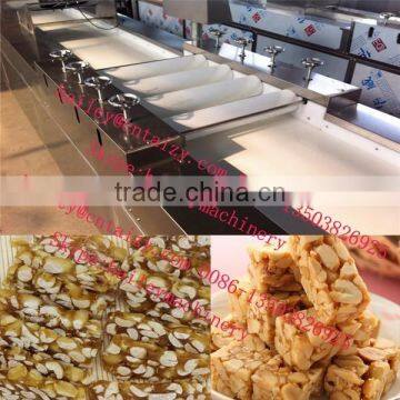 low price and manufacture peanut brittle bar making machine