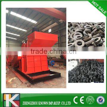 Tire Recycling Shredder / Tyre Crusher And Shredder Machine / Plastic Recycling Machine Pulverizer For Sale