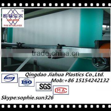 transparent pvb film for automobile glass