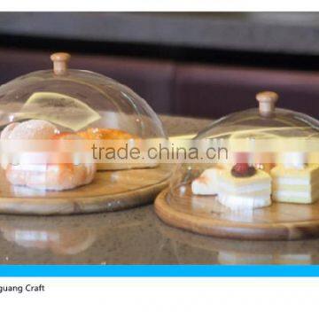 High Quality Wood Bread Tray With Handle,Wooden Food Tray,Bread Storage Tray