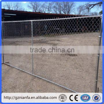 Trade Assurance PVC coated galvanized temporarychain link fencing(Guangzhou factory)