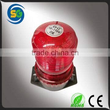 LED Strobe Warning Light DC10-110V Amber LED Beacon Flashing Light photo-4