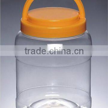 Hot Sale BPA Free 2 liter Large Plastic Food Round Jar