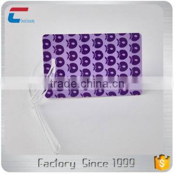 Fashionable Eco-friendly Hard PVC Custom Printable Luggage Tags photo-4