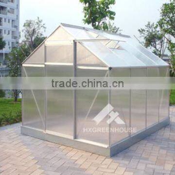 Horticulture tent with aluminium frame and polycarbonte sheet