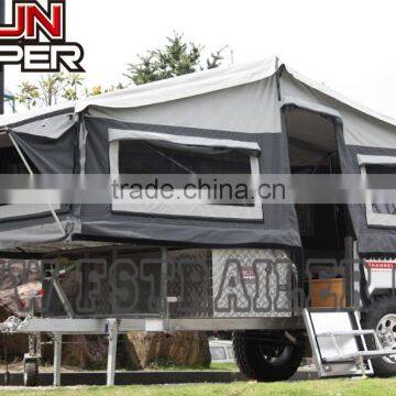 Hard floor camper forward folding trailer (FS-HFC12S)