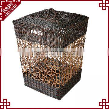 S&D Large Wicker Luandry Basket Made in China