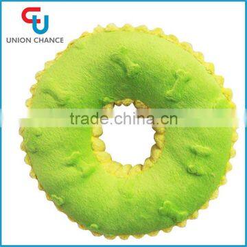 Donut Shaped Dog Toy 6.5" Circle Dog Toy Cotton Pet Toy