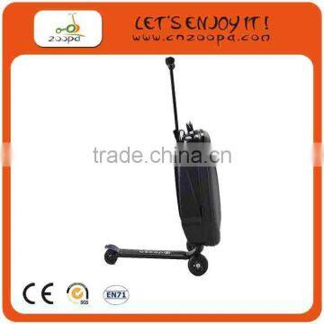 Travel luggage scooter with Pulley