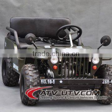 electric / petrol jeep mini jeep with Aluminum alloy tire 235/30-10