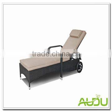 Audu Garden Outdoor Rattan Sun Lounge