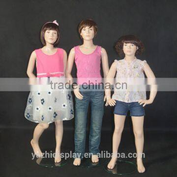 2016 New style window display kids mannequin,young girl mannequin