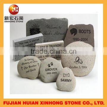 Granite Animal Heart Tombstone With New Design photo-4