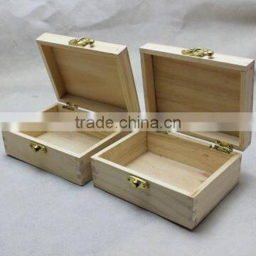 Small Wooden Storage Crates Wooden Box With Lid photo-6
