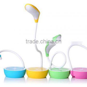 CT-746 New Lemon Lamp LED eye protection desk lamp Foldable study lamp USB Rechargeable Lamps
