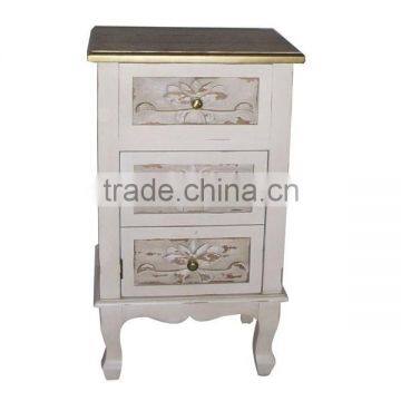 Chest of Drawers Sideboard Wooden Storage Cabinet Retro Wooden Cabinet Antique White