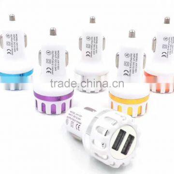 Car Charger,For Apple Iphone/Iphone 6/Ipad/Samsung Charger,Multi Cellphone Chargers