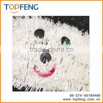 Christmas Tinsel Black and White Snowman/Christmas Tinsel Garland/ornament Christmas photo-3