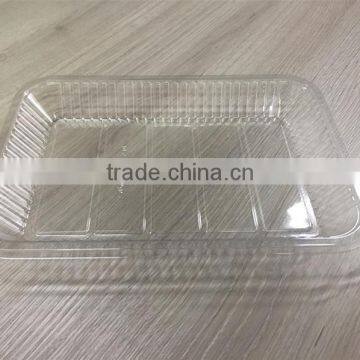 High quality custom accept pvc/pp/pet/ps fruit vegetable blister packaging plastic fruit tray