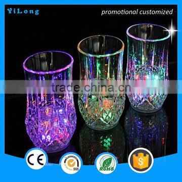 led cup light 2016 China popular plastic custom led light flashing cup for children