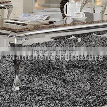Mable Top Silver Coffee Table Tea Table Set photo-3