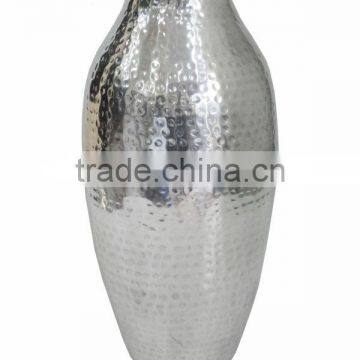 Metal Hammered Vase