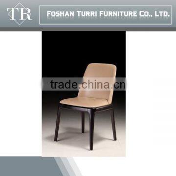 High Quality Dining Wood Chair With pu Leather photo-2