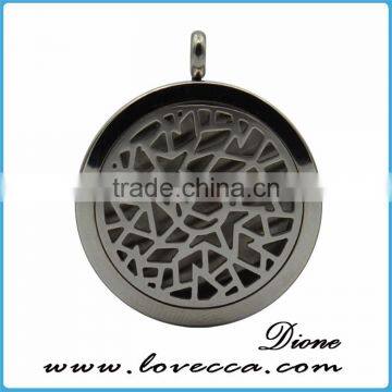 Deer pattern necklace fragrance diffuser locket essential oil