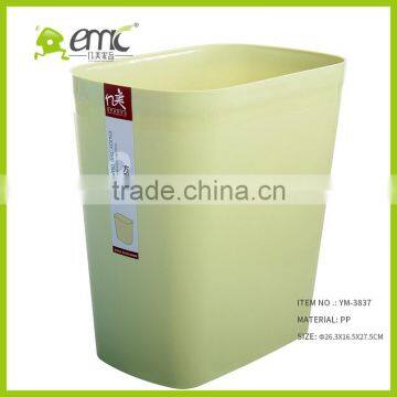 Plastic Dust Bin for Indoor Places, PP Rubbish Bin for Household, Plastic Rectangle Rubbish Bin photo-5