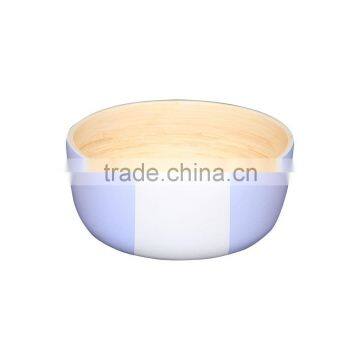 Lacquer Bamboo Salad Bowls, Spun Bamboo Bowls photo-2