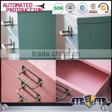 Corlorful High Gloss IK Free Standing 5 Drawers Small Storage Cabinet on Table Top photo-6