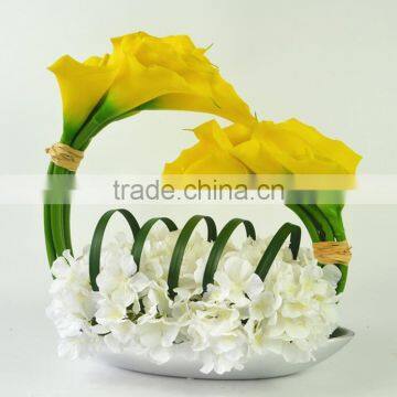 BISINI Round Flower Box Art Resin Craft Artificial Flower Home Decor(BG11-M034) photo-2