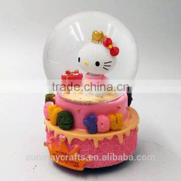 Custom Polyresin Happy Birthday Snow Globe for Sale photo-3