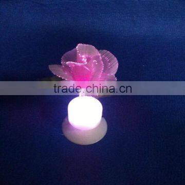 Handmade 7colors LED Fiber Optic Artificial Flower Wedding Decoration photo-5