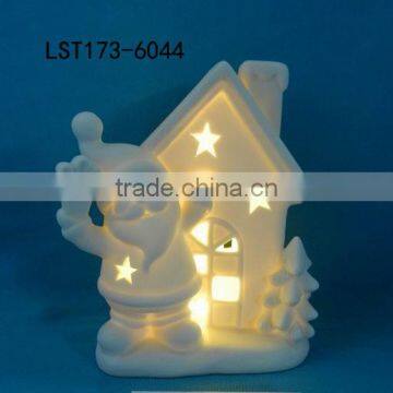 Hot Sell Home Ornament Ceramic Christmas House photo-2