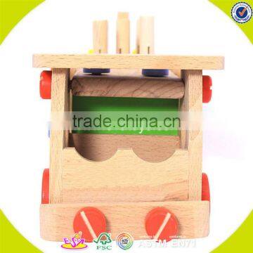 2017 Wholesale Baby Wooden Screw Toy Fashion Kids Wooden Screw Toy Popular Children Wooden Screw Toy W03C024 photo-3