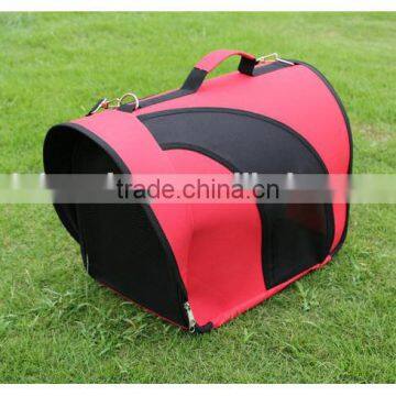 (OEM) Fashion Red Tote Dog Carrier Bag photo-3