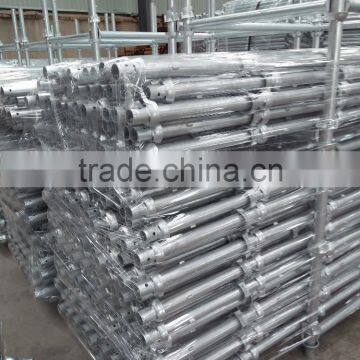 hot dipped galvanized construction scaffolding part highly damage resistant steel scaffold material for heavy construction