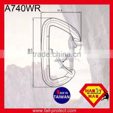 24KN Mountaineer Climbing Wire Gate Carabiner Made Of Aluminum photo-2