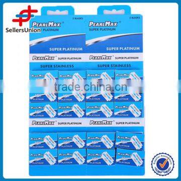 100PCS STAINLESS STEEL TWO SIDE SHAVER BLADE