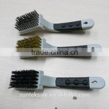 3PC Wire Brush Set (Nylon , Brass & Stainless Steel) photo-2