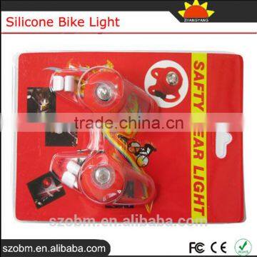Red Bicycle Headlight Silicone Bike Light For Safety Travel photo-6
