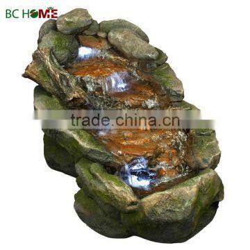 2015 new high quality resin water fountains brook style