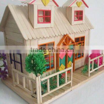 FSC ISO9001:2008 Safe for Kids House Craft Popsicle Stick