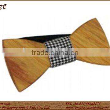 Handmade Wooden Craft Custom Logo Wooden Bow Tie photo-2